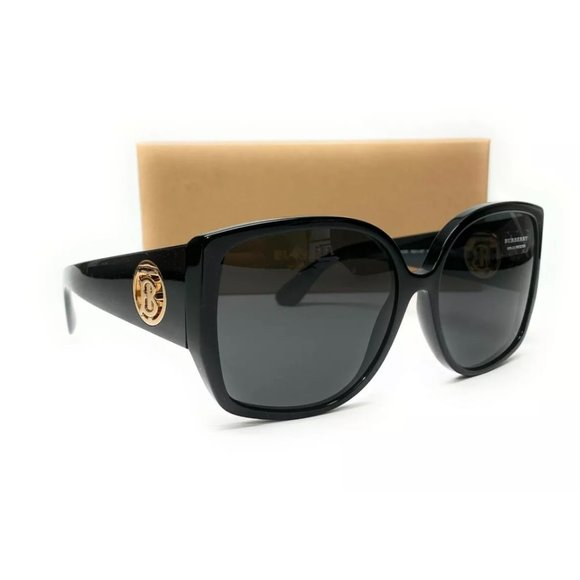 Burberry Women\'s Black and Grey Sunglasses!